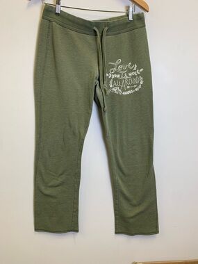 Mossimo Supply Co. Olive Green Top with Red Logo Tag